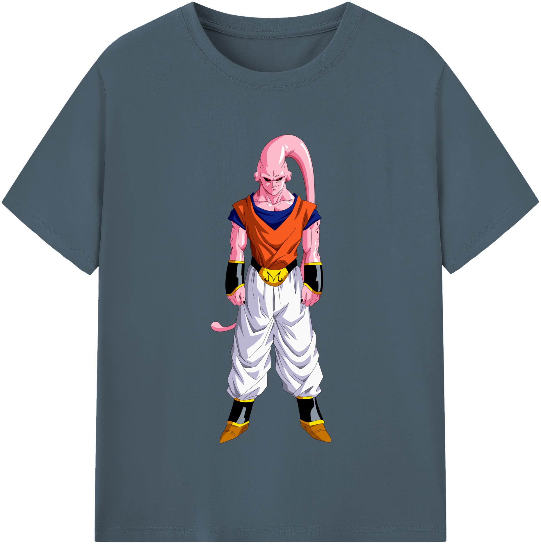 （画像用） ドラゴンボール 魔人ブウ DRAGON BALL Majin Buu 綿100％半袖Tシャツ（フロントプリント）
